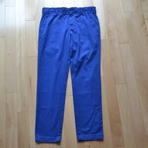 Brooks Brothers Fleece Chino Khakis Blue Size 35x32